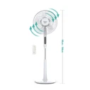 Ανεμιστήρας Ορθοστάτης Primo PRSF-80614D 16'' Με Τηλεχειριστήριο Λευκός