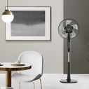 Ανεμιστήρας Ορθοστάτης Primo PRSF-80615D 16'' Με Τηλεχειριστήριο Μαύρος