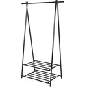 Songmics Μεταλλική Κρεμάστρα Ρούχων Δαπέδου 87.5 x 41 x 155 cm Χρώματος Μαύρο (HSR05B) (SNGHSR05B)