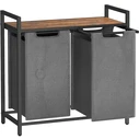 Vasagle 2 Compartment Laundry Basket 2x46Lt (BLH201G01) (VASBLH201G01)