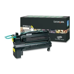 Lexmark Toner Cartridge Yellow Extra High Yield X792X1YG