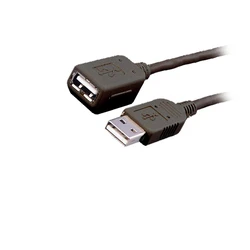 Καλώδιο USB MediaRange 2.0 Extension AM/AF 5.0M Black (MRCS108)