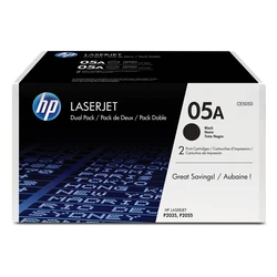 Toner Toner HPCART. LJ P2035/2055 BLACK DUAL PACK (CE505D)