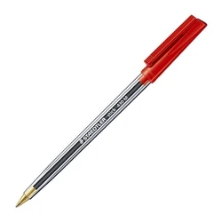 Στυλό Διαρκείας Staedtler 430 BALLPOINT M 1.0 mm (Κόκκινο) (430 M-2) 10x