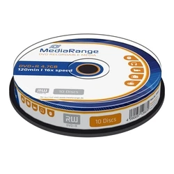 DVD+R MediaRange 120' 4.7GB 16x Cake Box x 10 (MR453)