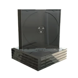 CD Jewel Case for 1 disc 10.4mm Black tray MediaRange MRBOX22
