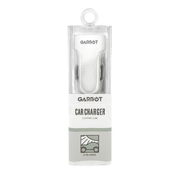Φορτιστής Αυτοκινήτου Garbot Grab&Go White 2.1A με Θύρες: 2xUSB