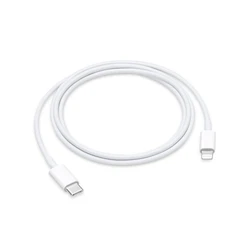 Καλώδιο USB Apple Charge USB-C male - Lightning Λευκό 1m (MX0K2ZM/A)
