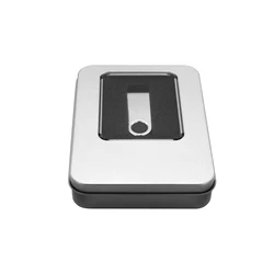 Θήκη USB flash MediaRange Aluminum storage box, silver (MRBOX902)