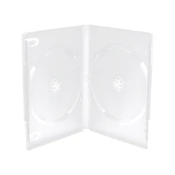 Θήκη CD/DVD MediaRange for 2 Discs 14mm machine packing grade Frosted/Transparent