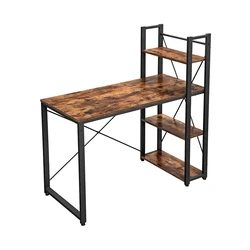 Μεταλλικό Γραφείο με 4 Ράφια 120 x 60 x 120 cm Vasagle (LWD48X)