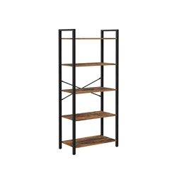 Μεταλλική Βιβλιοθήκη Vasagle 5 Ράφια 66 x 30 x 153 cm