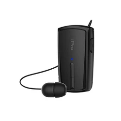 Bluetooth Handsfree iPro RH120 Retractable Μαύρο