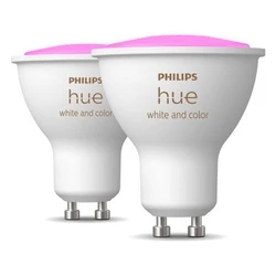 Smart Λάμπα LED Philips Hue Spot GU10 White and Color Ambiance 350 lumens 4.3W 2 pieces