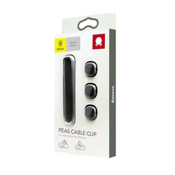 Οργάνωσης Καλωδίων Baseus Clip Peas Black (ACWDJ-01)