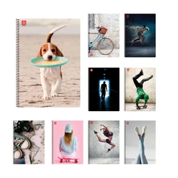 Τετράδιο Typotrust Illustration Σπιράλ A4 3 θεμάτων (TYP4543-23)