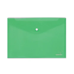 Φάκελος Typotrust με Κουμπί A4 Πράσινος (FP25004-04)