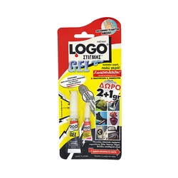 Κολλα Logo Στιγμης 2Gr Gel + 1Gr Δωρο (LOGO06GE22)