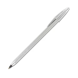 Στυλό Διαρκείας Bic Ballpoint 1.0mm Cristal Original Shine Silver (Μαύρο) (921339)