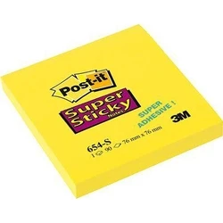 Αυτοκόλλητα Χαρτάκια 3M Post-it 76 x 76 mm (90 Φύλλα) (654-S)