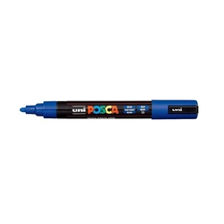 Μαρκαδόρος Uni-Ball Μαρκαδοροι Posca Pc-5M Medium Blue (PC5MMBL)
