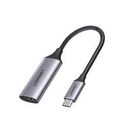Αντάπτορας USB Ugreen Thunderbolt 3 male σε HDMI female Γκρι (70444)