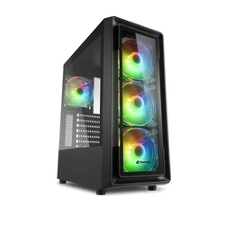 Κουτί Η/Υ Sharkoon TK4 RGB Gaming Midi Black (25931010)