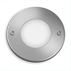 Philips Χωνευτό Φωτιστικό Σποτ Εδάφους Στρογγυλό myGarden Moss 2700K IP67 3W Inox