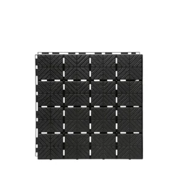 Πλακάκι για Δάπεδο Κήπου Prosperplast Easy Square 20x400mm Black (IES40-S411)