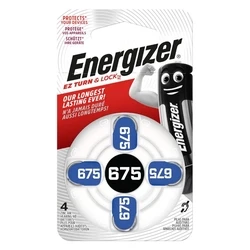 Μπαταρίες Ακουστικών Βαρηκοΐας Energizer 675 1.4V 4τμχ (22579673)