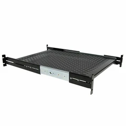 StarTech Ράφι Συρόμενος Δίσκος Rack UNISLDSHF19, 2U, 20 kg, Χάλυβας, Μαύρο