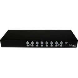 StarTech SV1631DUSBUK - Διακόπτης KVM 16 θυρών USB 2.0 1U Rack (VGA)