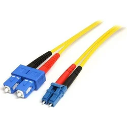 StarTech 7m Outdoor Single-Mode Fiber Optic Cable LC to SC Yellow - SMFIBLCSC7