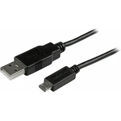 StarTech Regular USB 2.0 to micro USB Cable Black 1m (USBAUB1MBK)