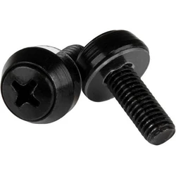 StarTech Βίδα M6 Μήκους 6 mm (CABSCROWSM6B) - Μαύρη