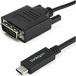 StarTech USB-C to DVI-D Cable 1 m Black (CDP2DVIMM1MB)
