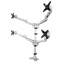 StarTech Βάση Γραφείου QUAD για 4 Οθόνες έως 30" με Βραχίονα (ARMQUADPS)