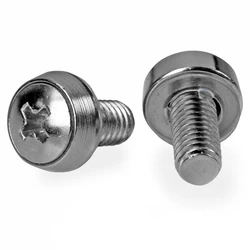 Βίδες Rack 12-24 (Σετ 50) Νικελιωμένες - STARTECH