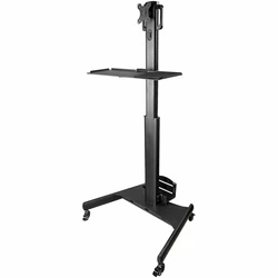 StarTech Κινητή Βάση Τηλεόρασης Δαπέδου έως 63" (WKSTNCART)