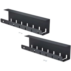 StarTech S2MB-DESK-CABLE-TRAY - Υπό-γραφείο κανάλι διαχείρισης καλωδίων μαύρο (1 τμχ)