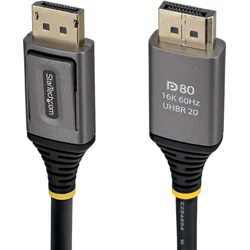 StarTech Καλώδιο DisplayPort 2.1 DP80 1m (DP21V-1M-DP80-CABLE)