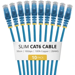 StarTech Καλώδιο Δικτύου Ethernet U/UTP Cat6 0,5m Μπλε (Slim)