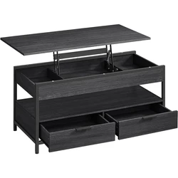 Coffee Table VASAGLE Lift Top Black LCT209B22