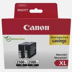 Μελάνι Canon Inkjet PGI-2500XL Black 2τμχ