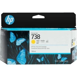 Μελάνι HP Inkjet No.738 130-ML Yellow DesignJet