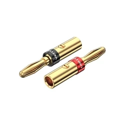 Βύσματα Ηχείων Vention 1 Pair Speaker Banana Plugs Gold Plated