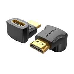Αντάπτορας HDMI Vention 270° Male to Female Black