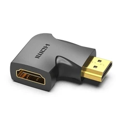 Αντάπτορας HDMI Vention 90° Male to Female Vertical Flat Black (AIPB0)