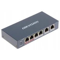 Network Switch Hikvision 6 Port Unmanaged PoE L2 Series (DS-3E0106HP-E)