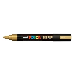 Uni-Ball Μαρκαδοροι Posca Pc-5M Medium Gold